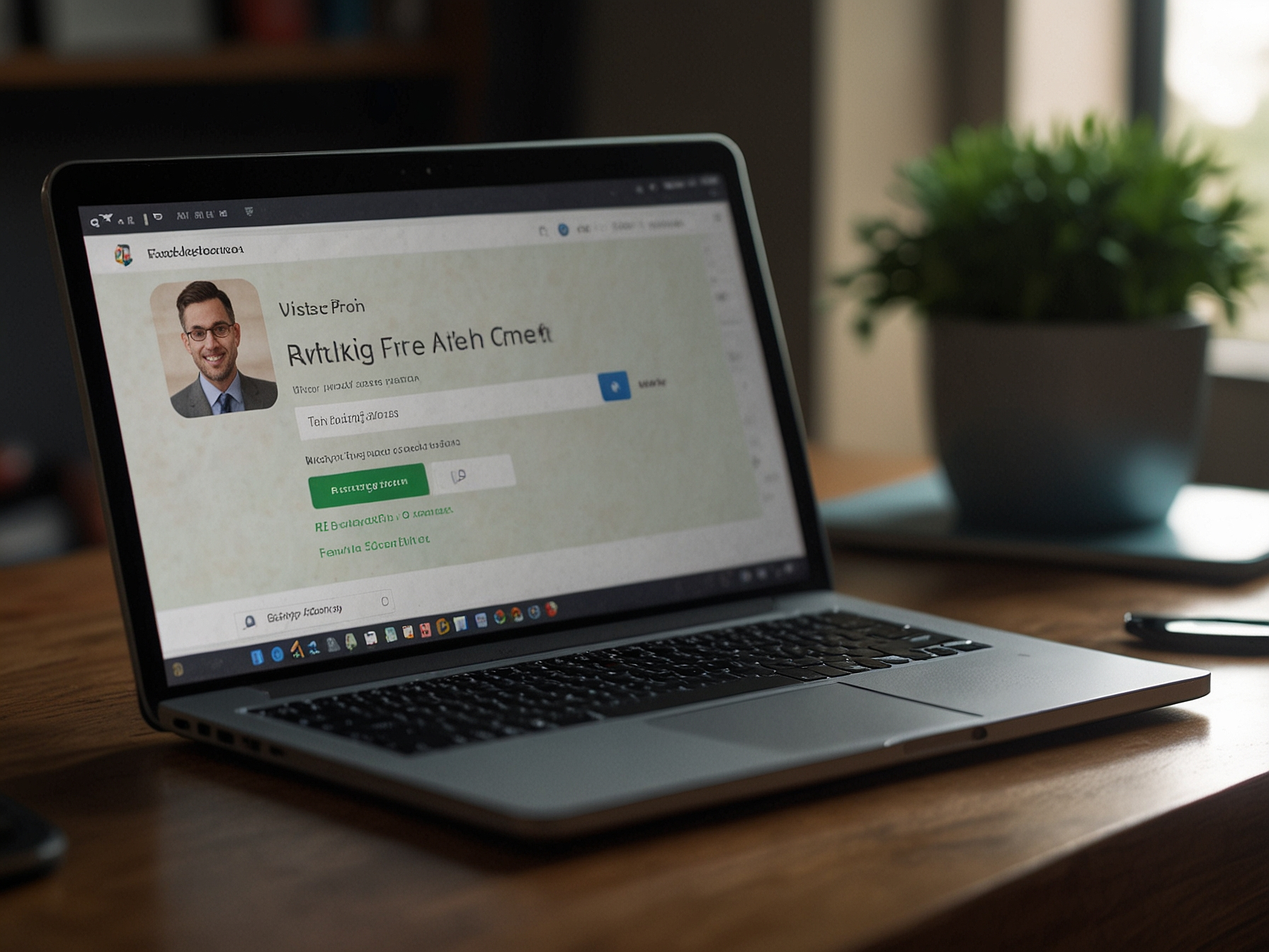 Secure login illustration